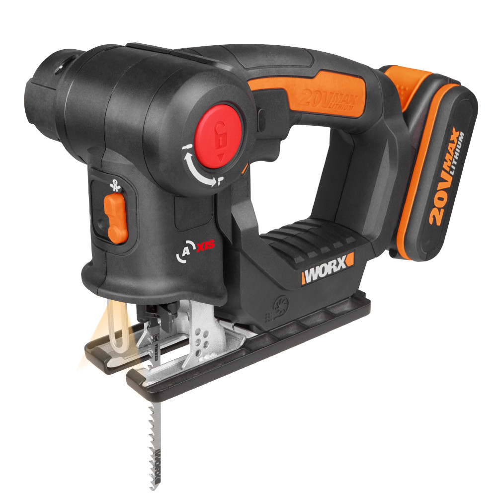 Лобзик аккумуляторный-сабельная пила WORX Axis WX550 — изображение 2