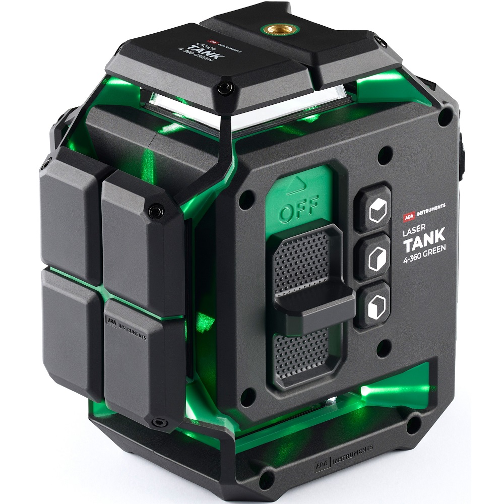 Лазерный уровень ADA LaserTANK 4-360 GREEN Ultimate Edition А00632 — изображение 2