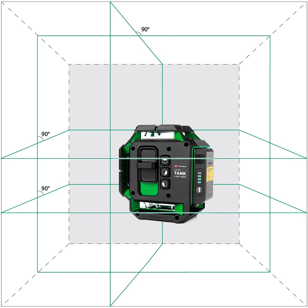 Лазерный уровень ADA LaserTANK 4-360 GREEN Ultimate Edition А00632 — изображение 13