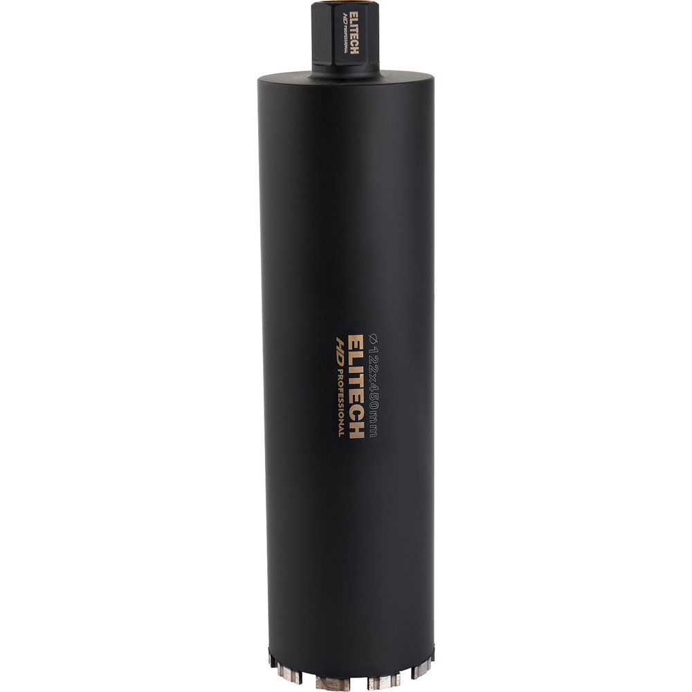 Коронка алмазная ELITECH 122*450 1/4" с охлаждением 1110.012100 — изображение 2