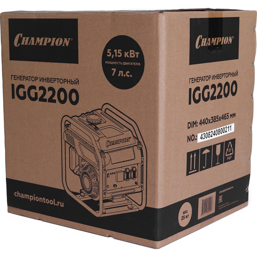 Электростанция CHAMPION IGG2200 инверторная — изображение 7