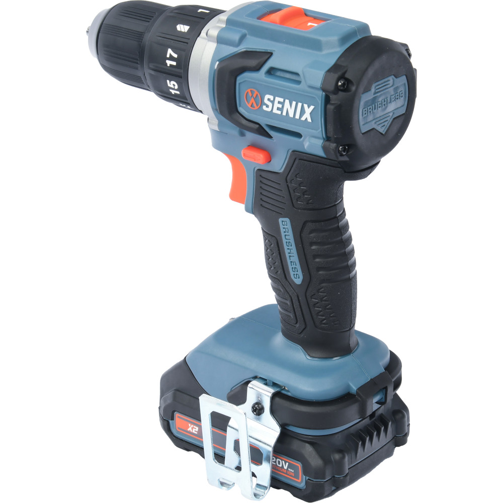 Дрель аккумуляторная SENIX PDDX2-M2-EU KIT, 2акб, зу, кейс — изображение 3