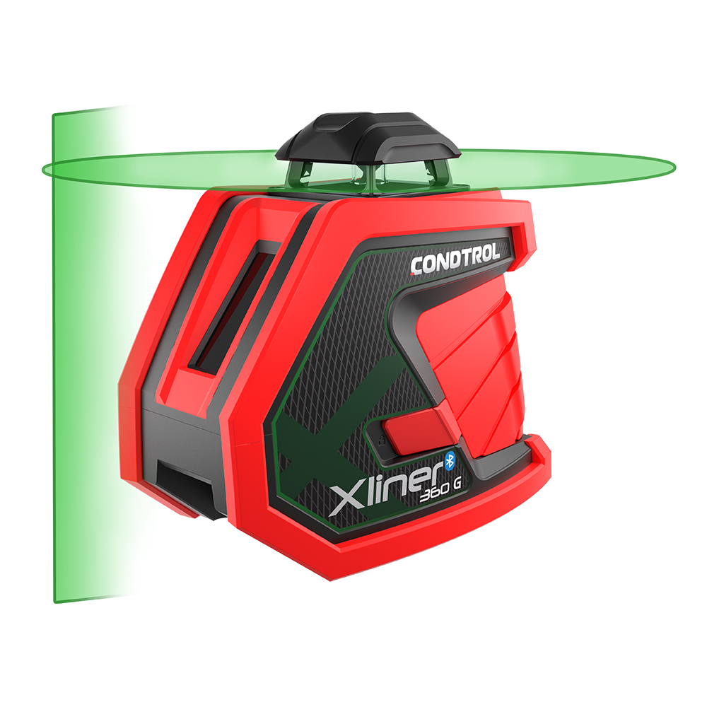 Лазерный уровень CONDTROL XLiner 360 G + Лазерный дальномер INFINITER 30 1-2-352 — изображение 2