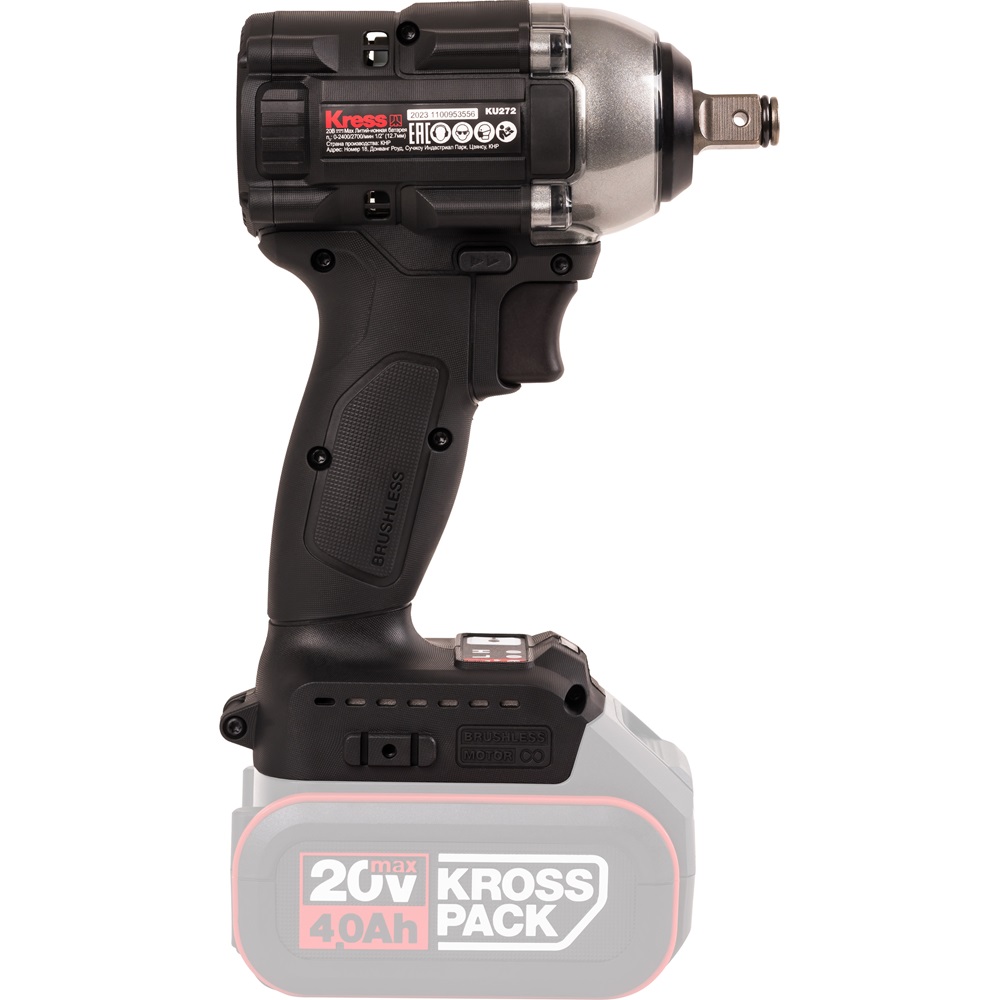 Гайковерт аккумуляторный KRESS KU272.9 20V без акк и з/у — изображение 4