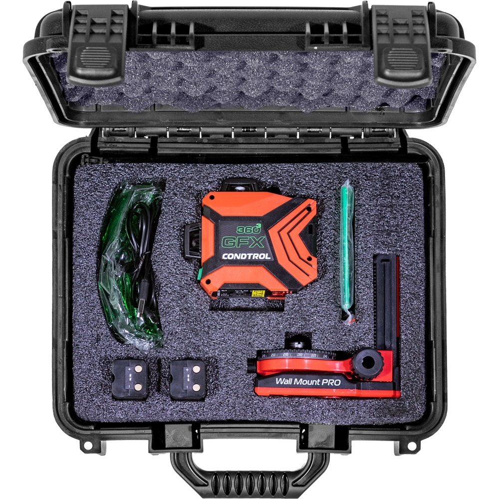 Лазерный уровень CONDTROL GFX 360-3 Kit 1-2-404 — изображение 5
