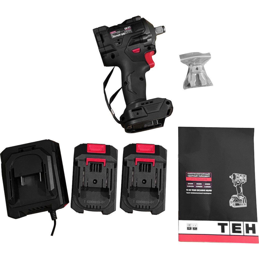 Гайковерт ударный аккумуляторный 20V TEH S-LW420N — изображение 5