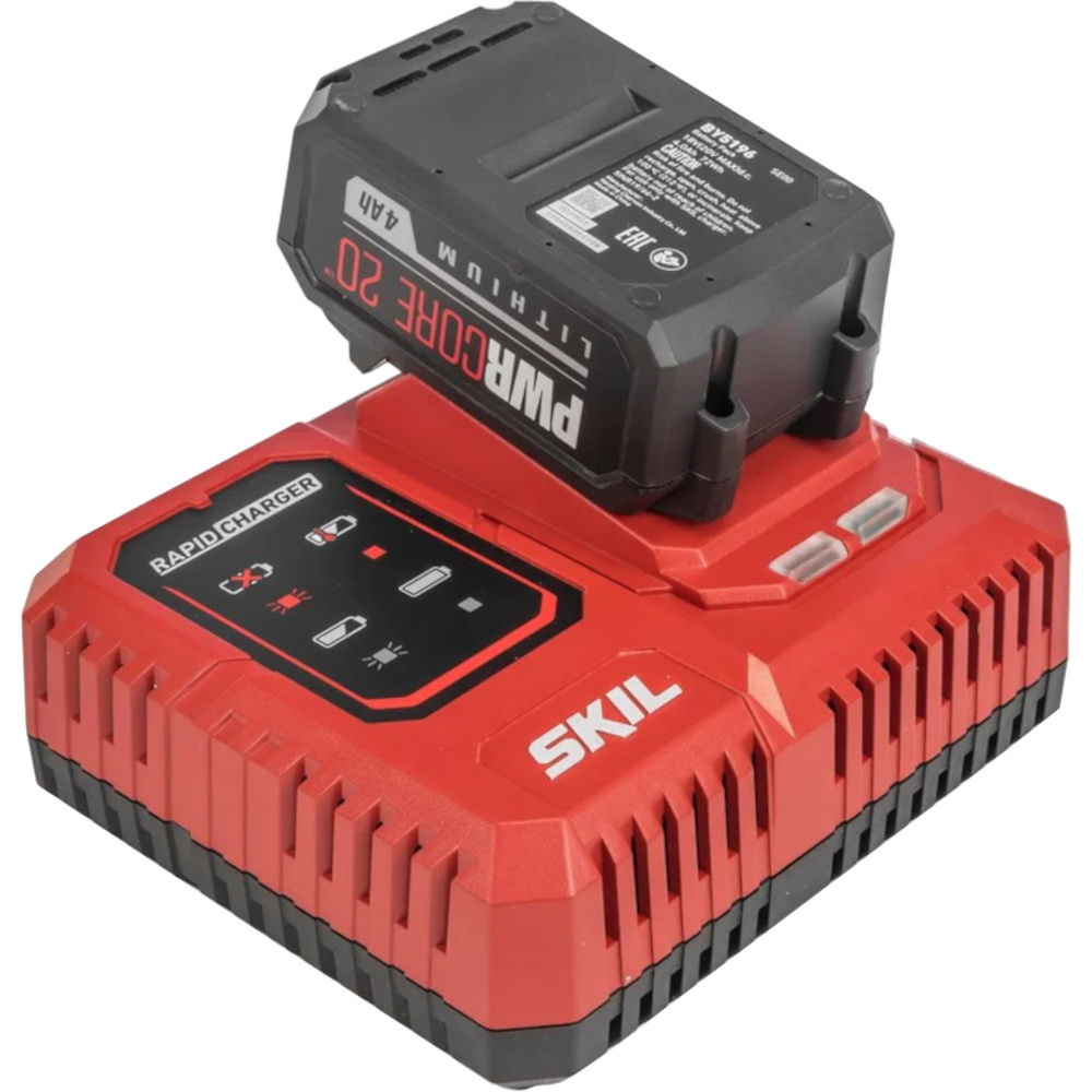 Набор SKIL Зарядное устройство QC5360 150W и Аккумуляторная батарея BY5196 4Ач — изображение 2