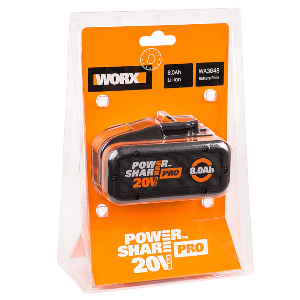 Аккумуляторная батарея WORX WA3648 20V 8,0Ач — изображение 5