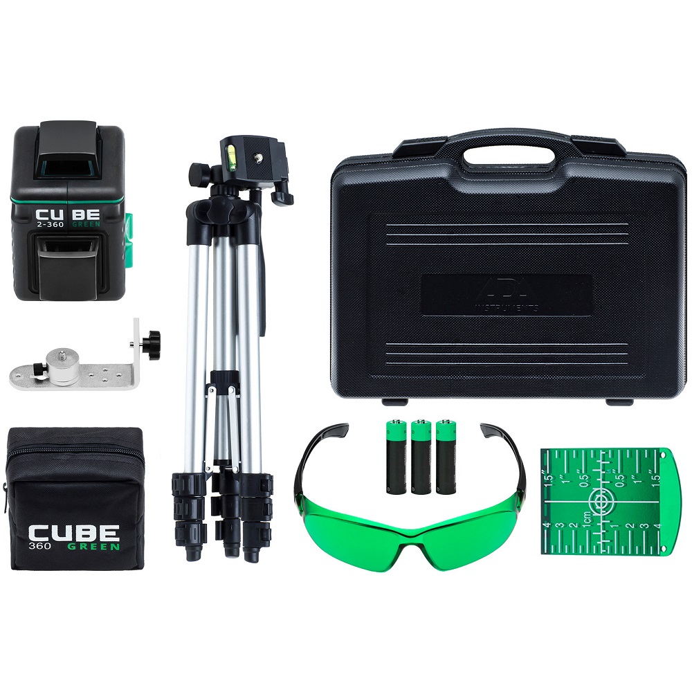 Лазерный уровень ADA CUBE 2-360 GREEN Ultimate Edition А00471 — изображение 5