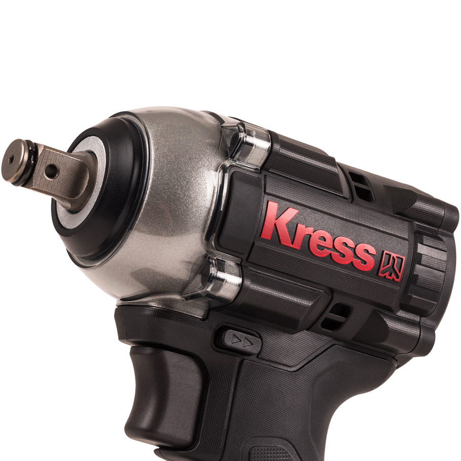 Гайковерт аккумуляторный KRESS KU272.2 20V 4Ач х2, Зу 2А, кейс — изображение 6